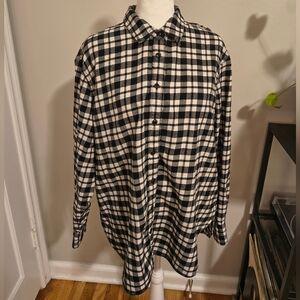Madewell Black and White Plaid Men's Shirt
